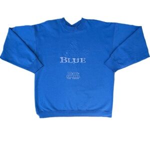 Vintage 90s M&M’s Blue Candy Embroidered Las Vegas Crewneck Sweatshirt Sweater